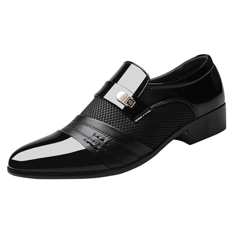 NOGOQU Men's Oxford Dress Shoes Male Casual Business Leather